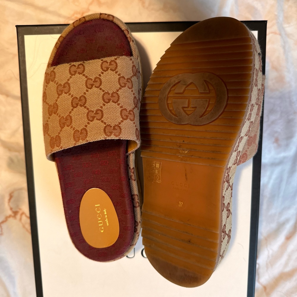 Gucci Platform Slides - Picture 4 of 8